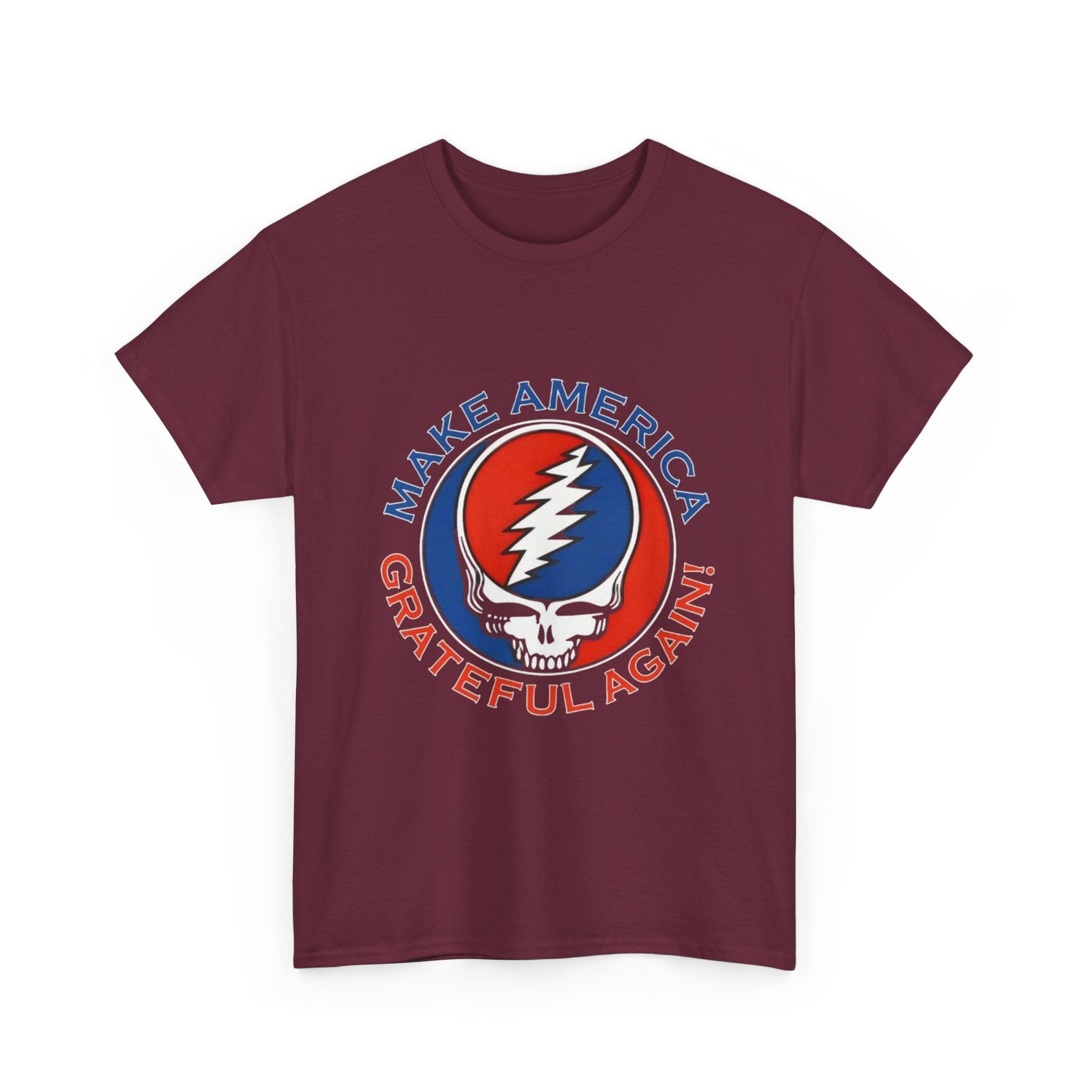 Grateful Dead Inspired Tee - Make America Grateful Again, Vintage Band T-Shirt, Unisex Graphic Tee, Festival Apparel, Music Lover Gift
