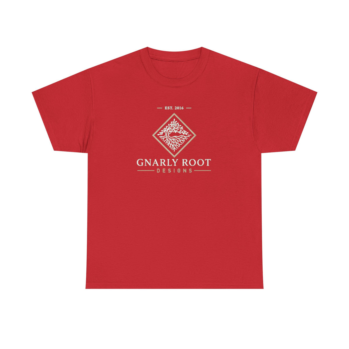 Gnarly Root logo tee | Graphic T-Shirt, botanical root illustration