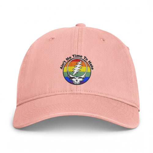 Ain't No Time To Hate Stealie Rainbow Cap