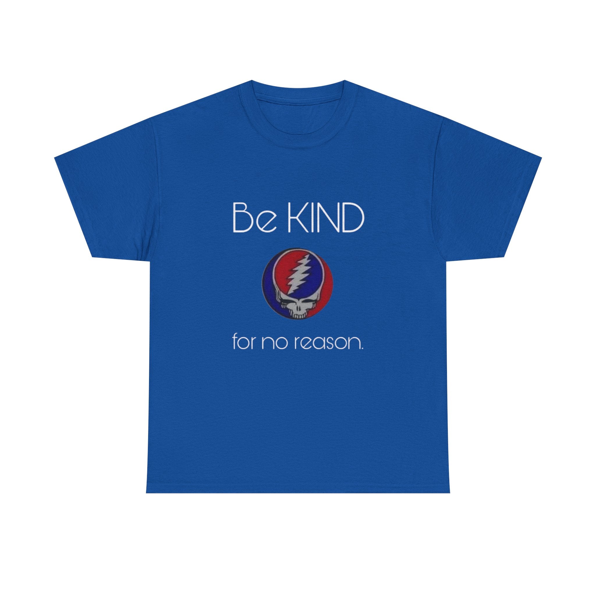 Grateful Dead Be Kind Unisex Heavy Cotton Tee, Steal Your Face Tshirt, Music Fan Gift, Vintage Band Shirt, Hippie Festival Outfit