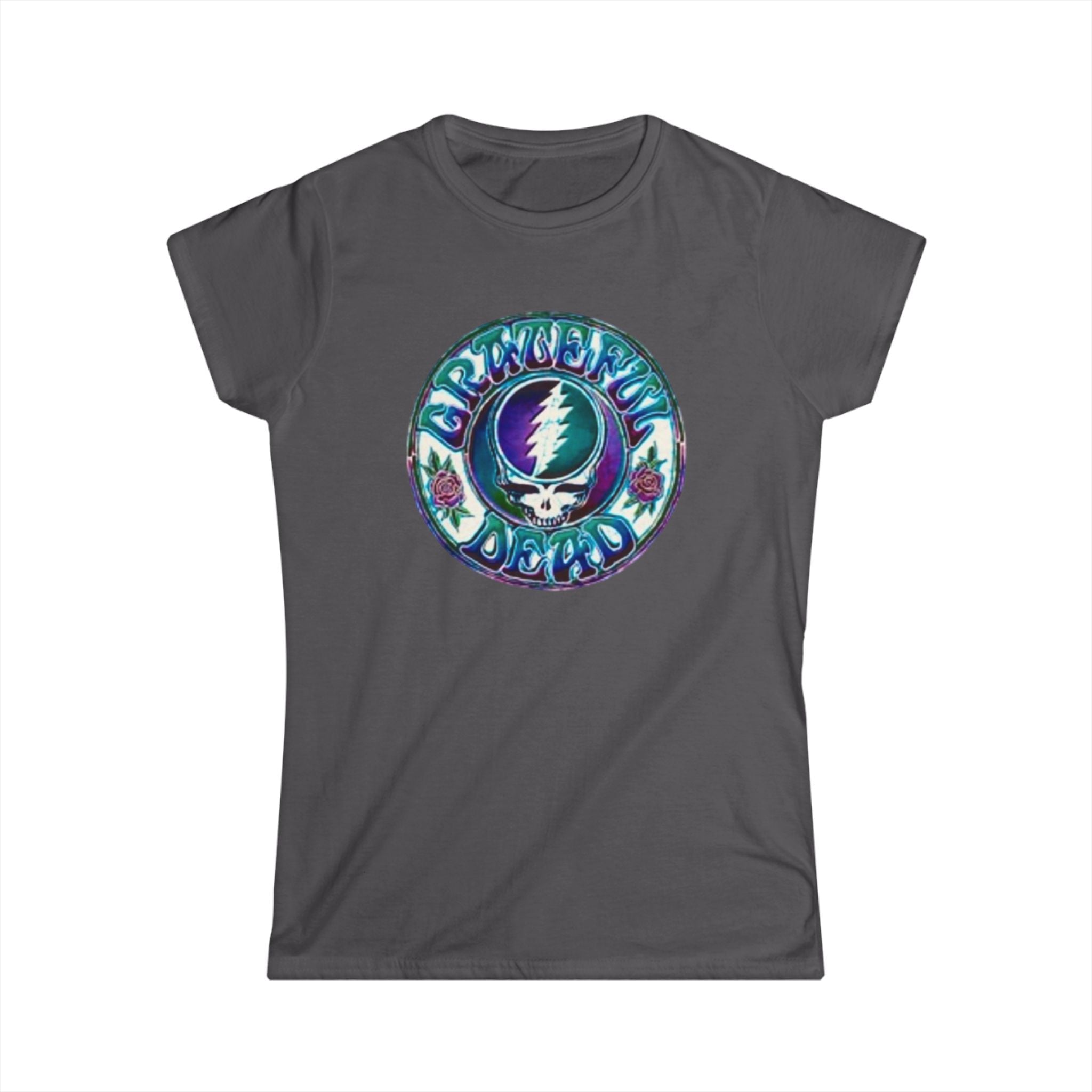 Grateful Dead Steal Your Face Skull tee | Women's T-Shirt, Psychedelic Tour Logo