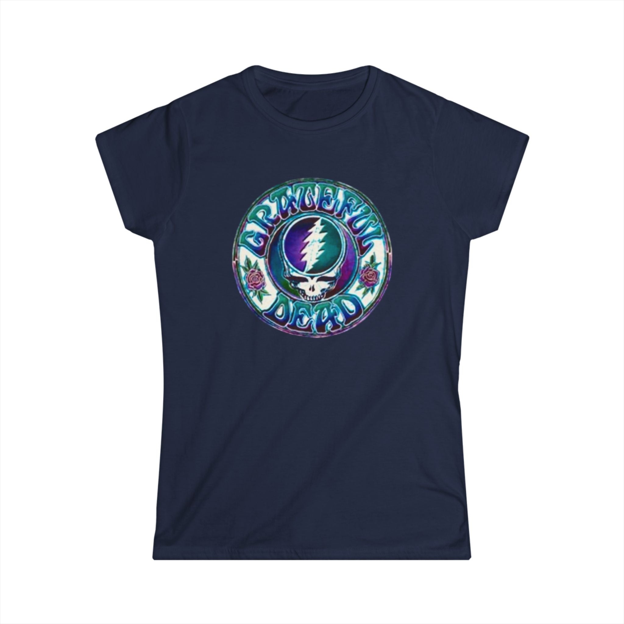 Grateful Dead Steal Your Face Skull tee | Women's T-Shirt, Psychedelic Tour Logo