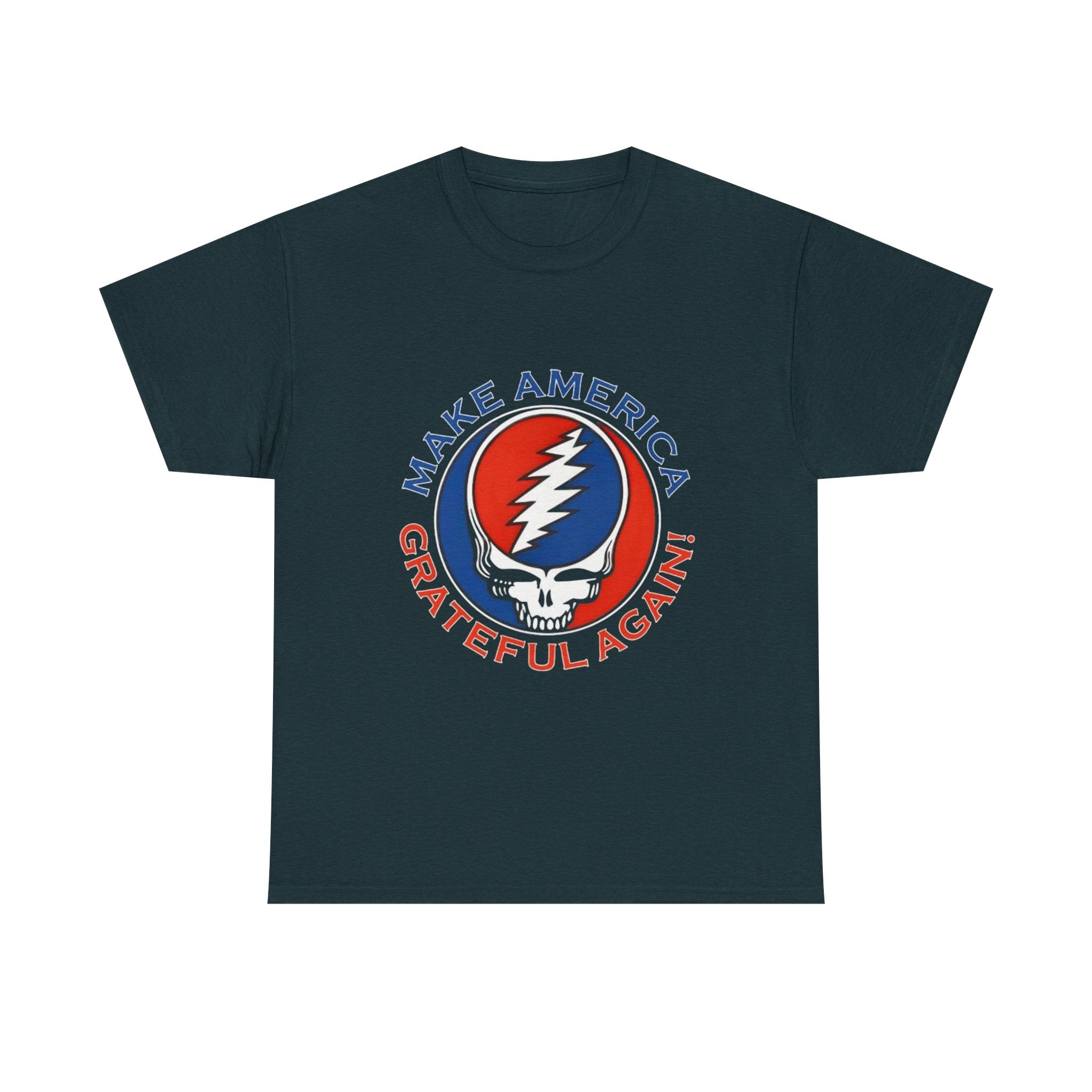 Grateful Dead Inspired Tee - Make America Grateful Again, Vintage Band T-Shirt, Unisex Graphic Tee, Festival Apparel, Music Lover Gift