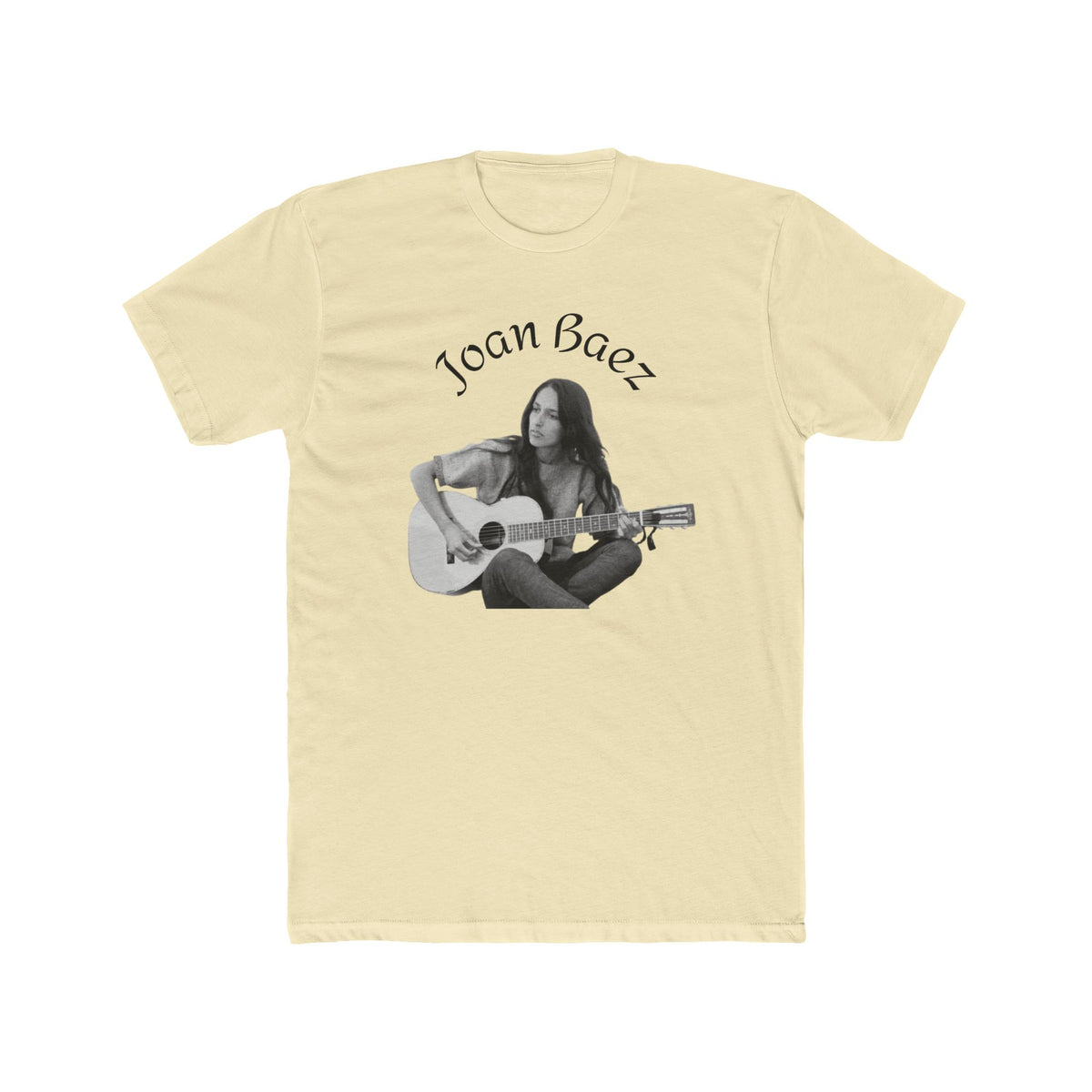 Joan Baez Acoustic Guitar Portrait Tee | Cotton Crew