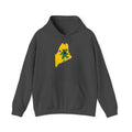 Maine Grateful Dead Bear Hoodie – Maine Outline with Dancing Bear Design
