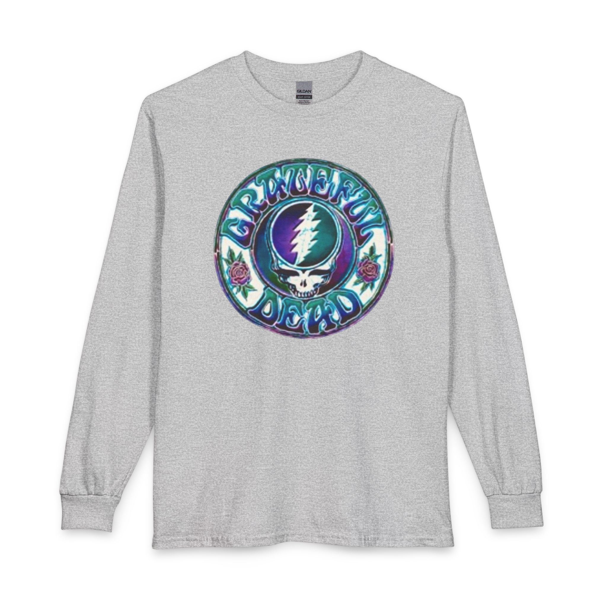 Grateful Dead Steal Your Face Logo Long Sleeve Tee | Psychedelic Band Shirt