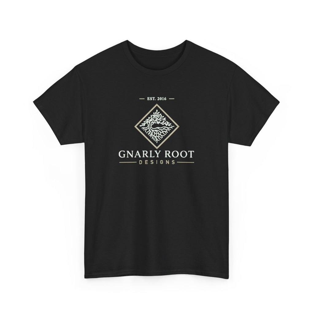 Gnarly Root logo tee | Graphic T-Shirt, botanical root illustration