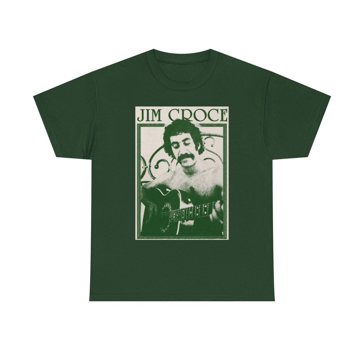 Jim Croce Guitar Music Tee | Retro Music T-Shirt