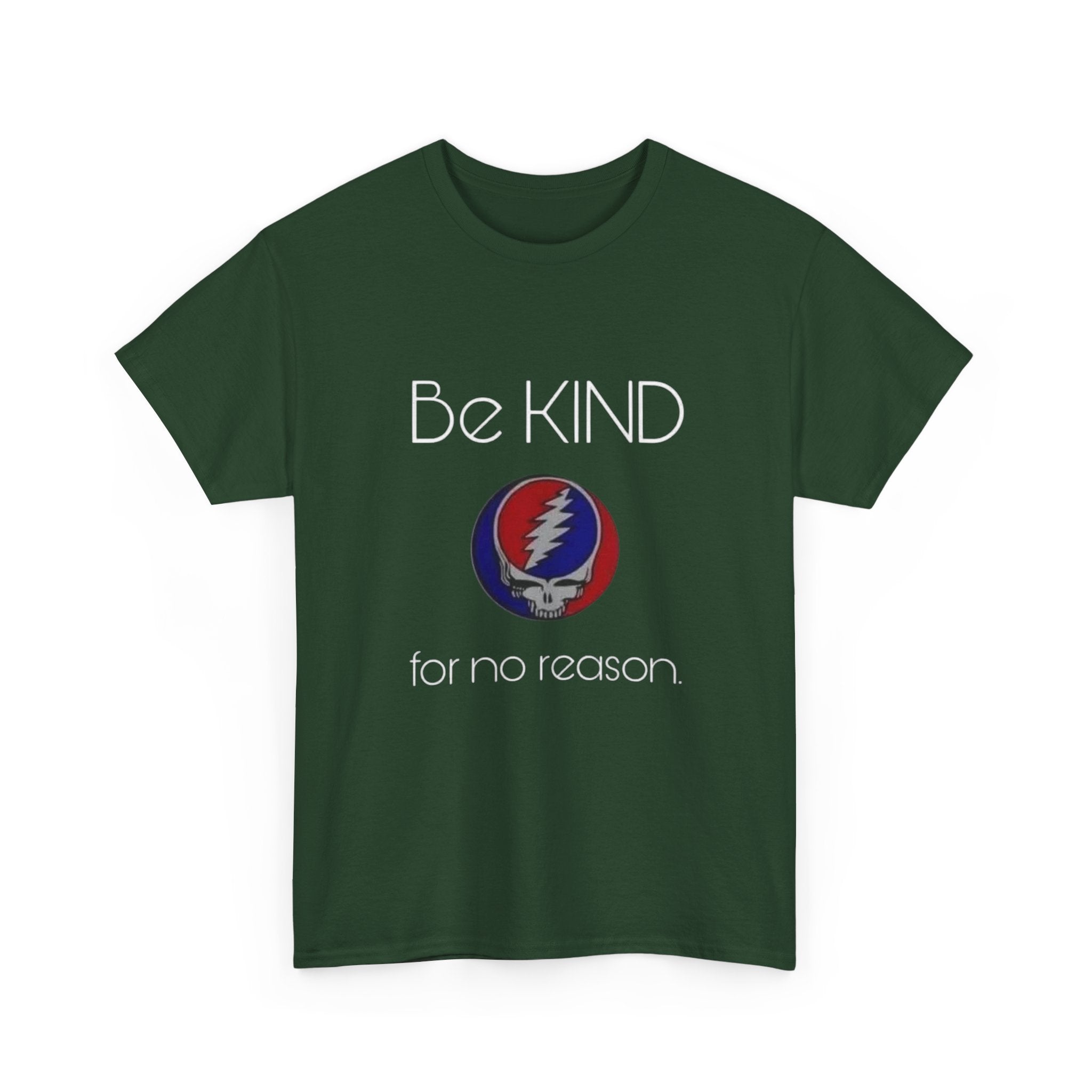 Grateful Dead Be Kind Unisex Heavy Cotton Tee, Steal Your Face Tshirt, Music Fan Gift, Vintage Band Shirt, Hippie Festival Outfit
