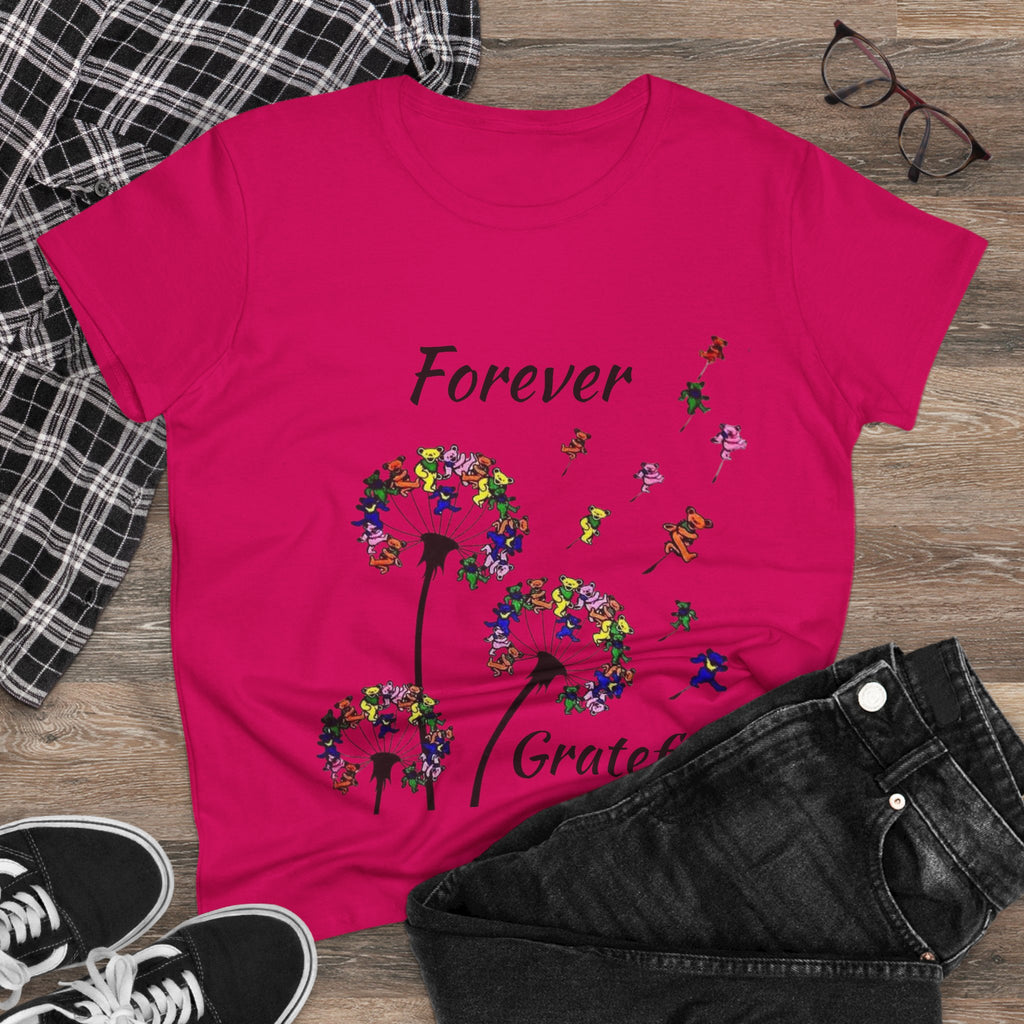 Forever Grateful Dandelion Tee | Grateful Dead Dancing Bears T-Shirt