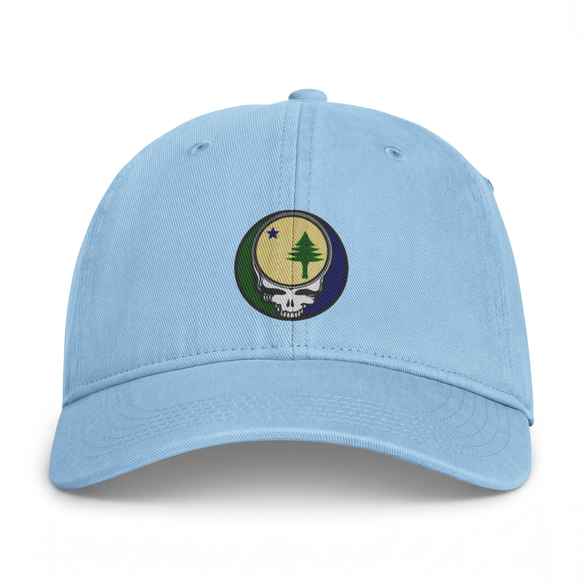 Maine Flag Stealie Cap | Grateful Dead Washed Baseball Hat