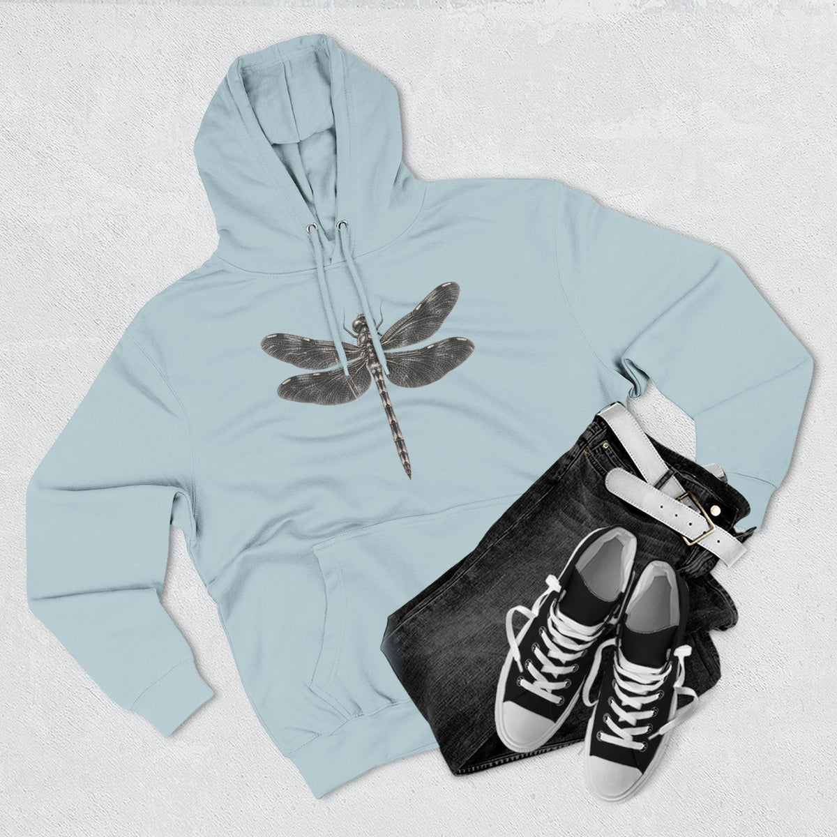 Dragonfly Graphic Fleece Hoodie