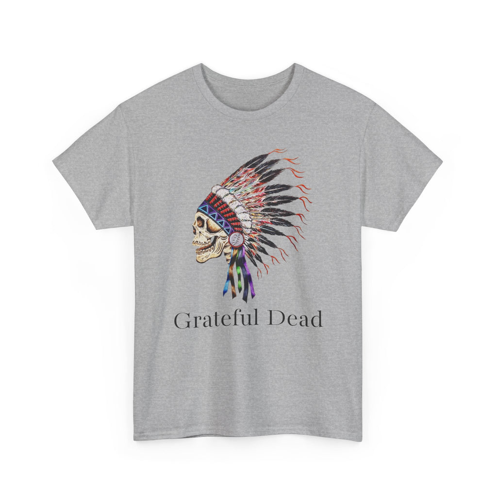 Grateful Dead Skull with Native Headdress T-Shirt | Band Tee