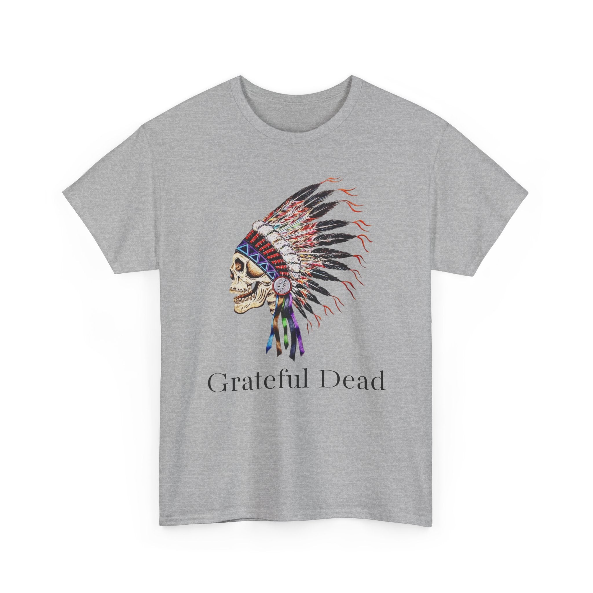 Grateful Dead Skull with Native Headdress T-Shirt | Band Tee