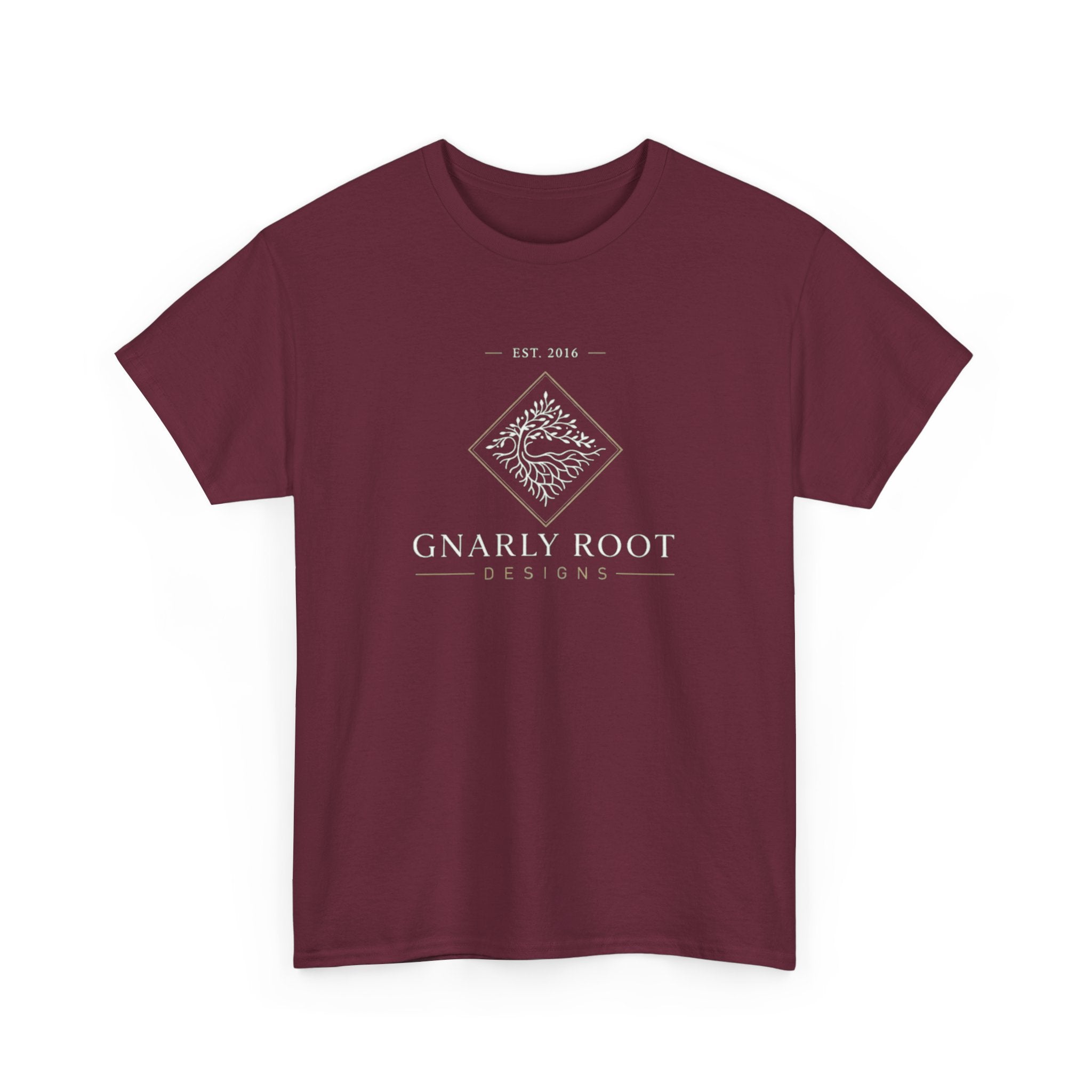Gnarly Root logo tee | Graphic T-Shirt, botanical root illustration