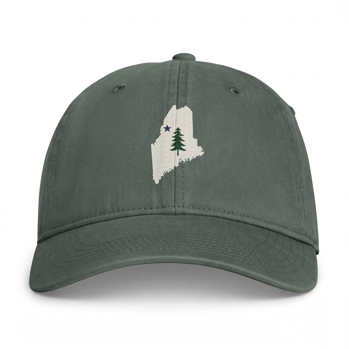 Maine Pine Tree Washed Cap