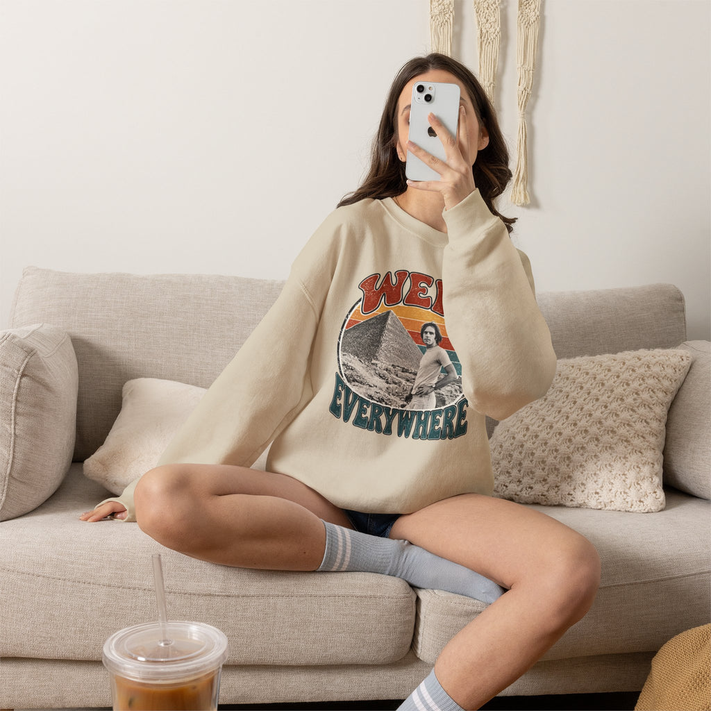 Weir Everywhere vintage pyramid Bobby graphic sweatshirt