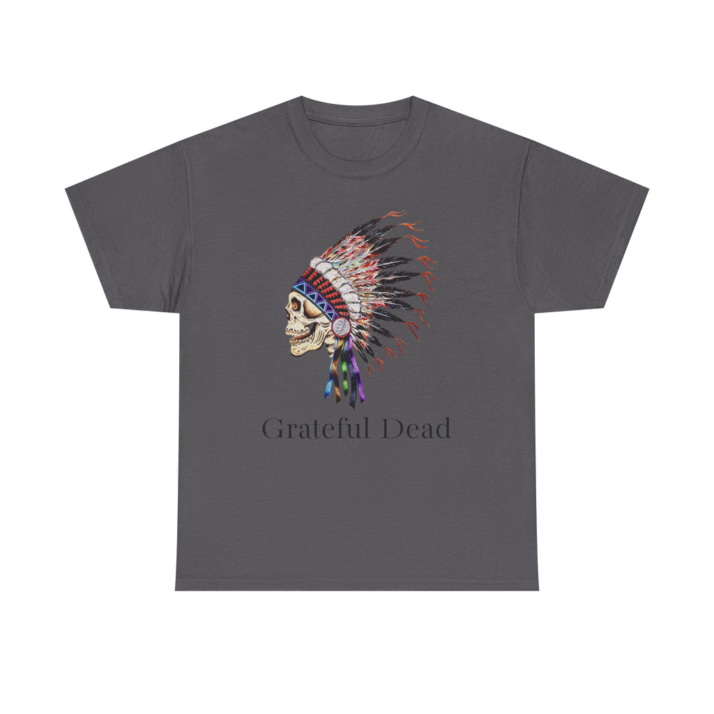 Grateful Dead Skull with Native Headdress T-Shirt | Band Tee