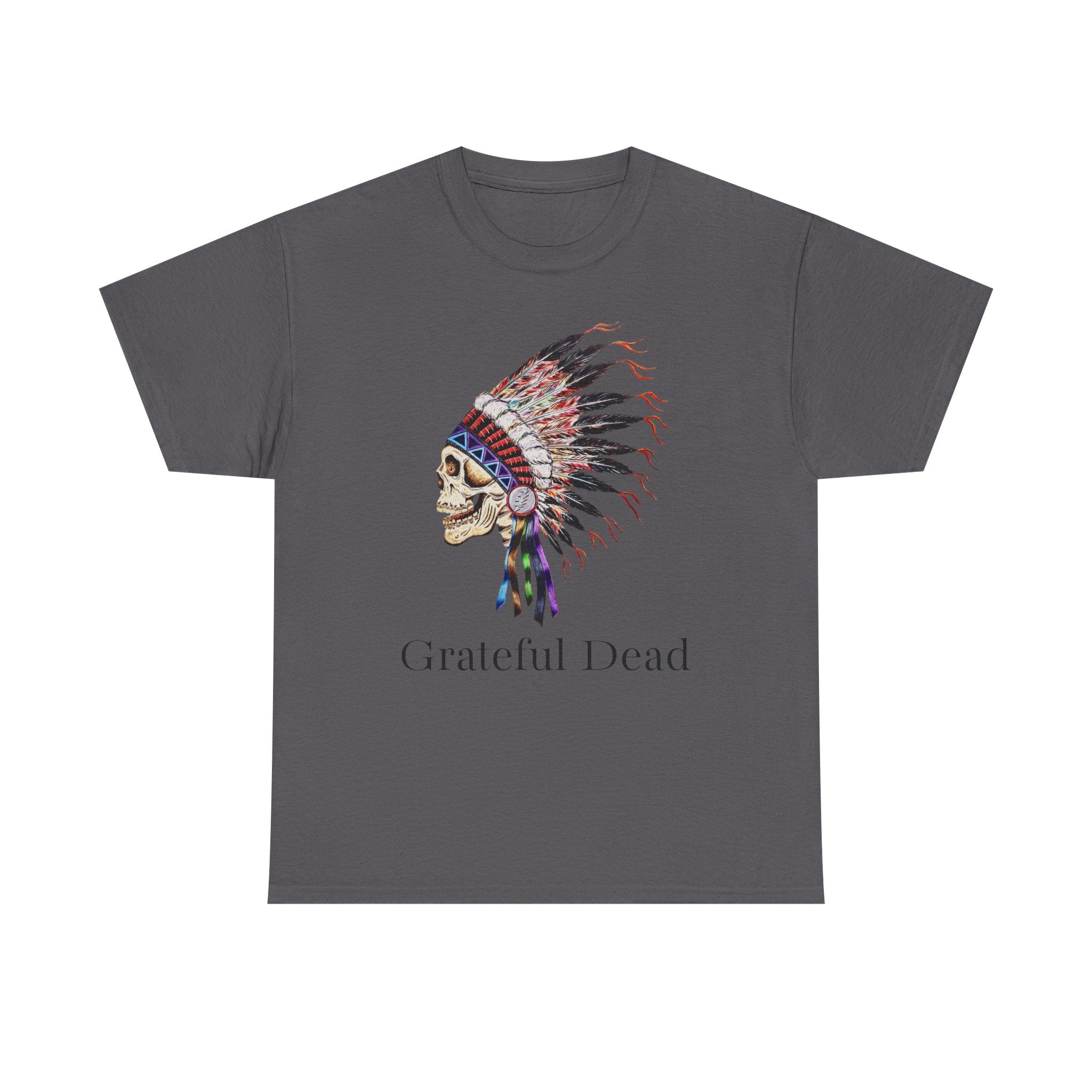 Grateful Dead Skull with Native Headdress T-Shirt | Band Tee