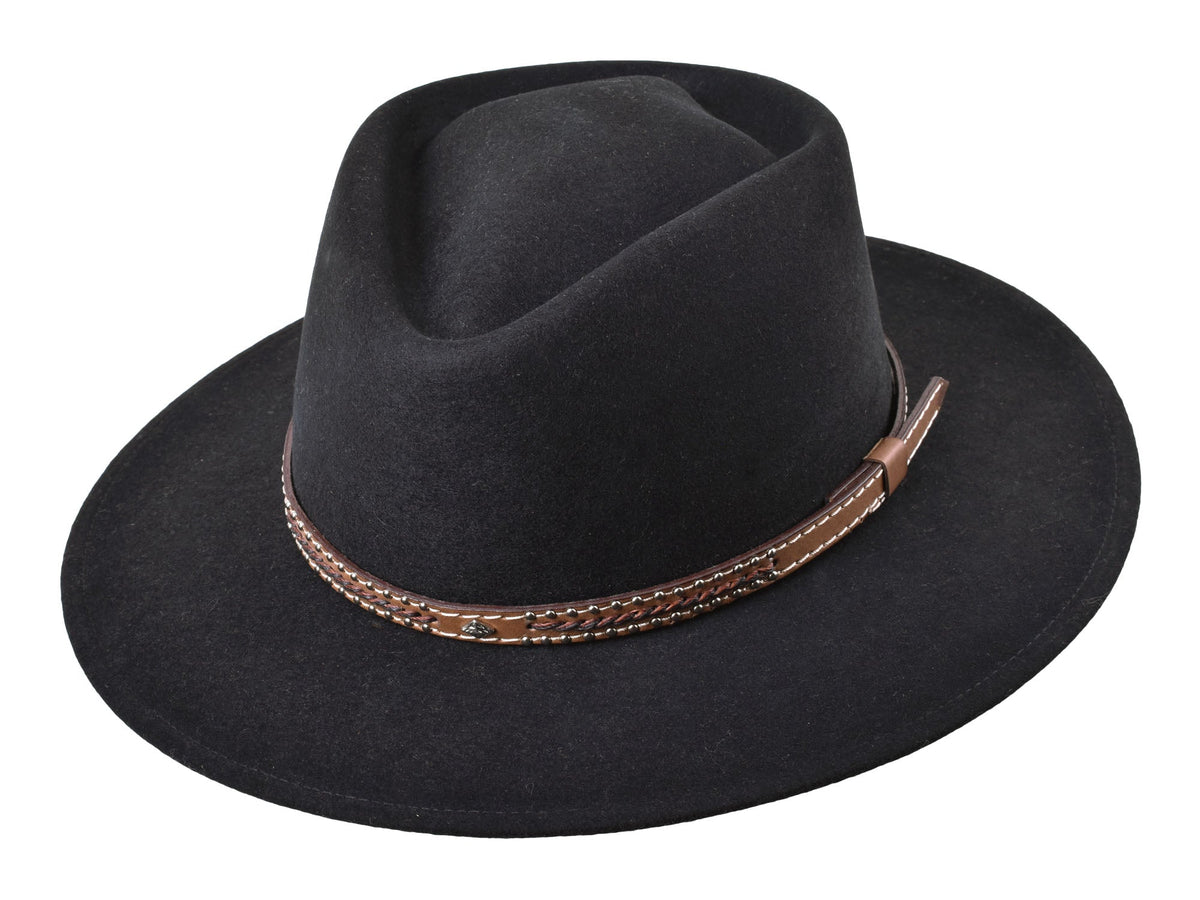 Outdoor Merino Wool Felt Hat Rider